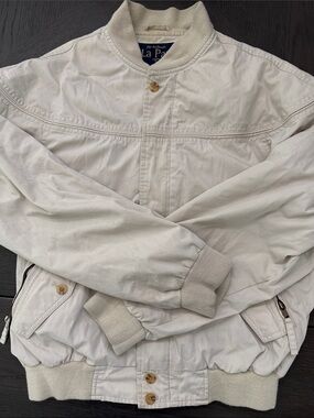 La Paz Catalina Light Cream Bomber Jacket - Men's
